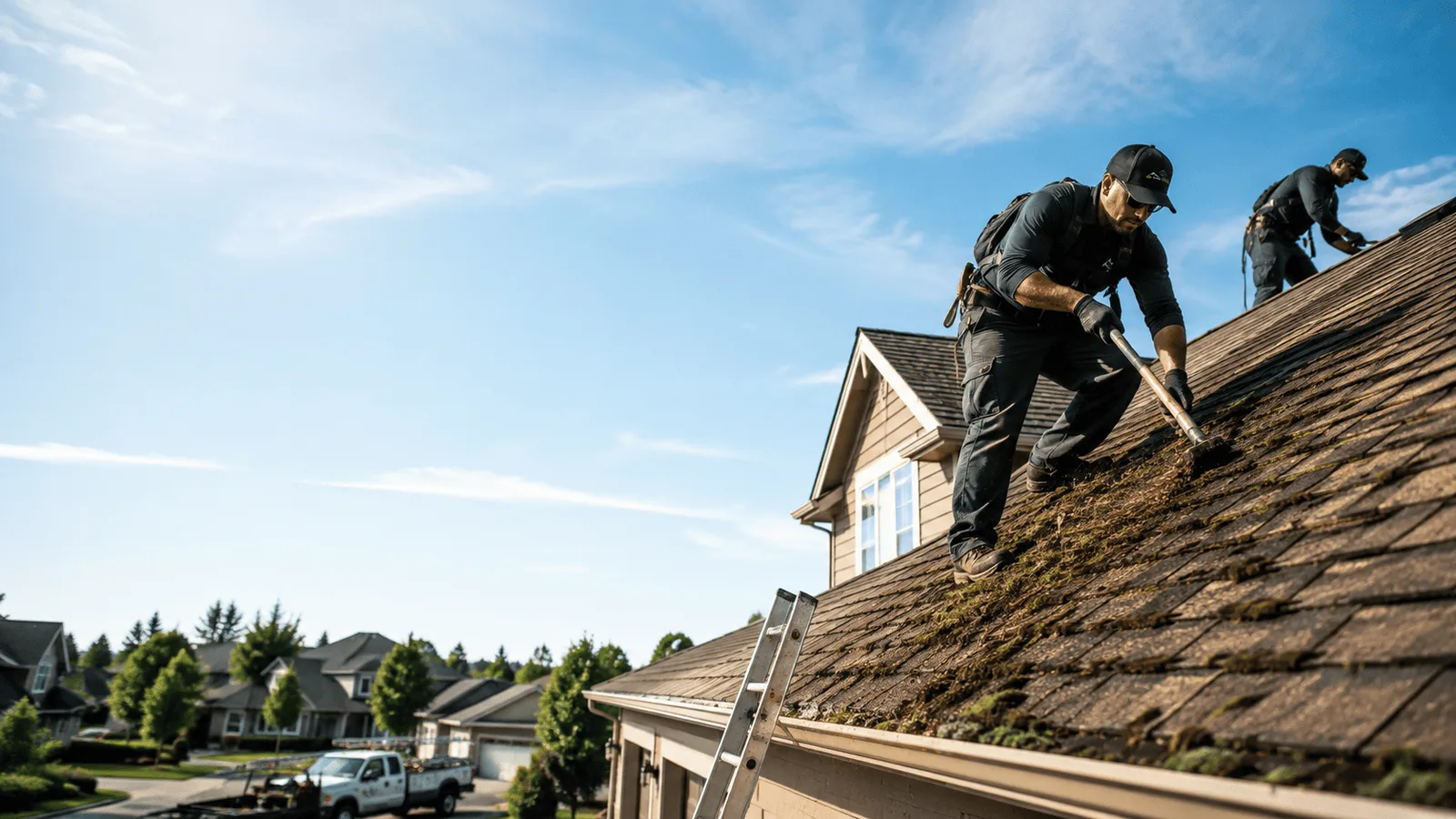 Roof Moss Removal in Marshallville, OH near me